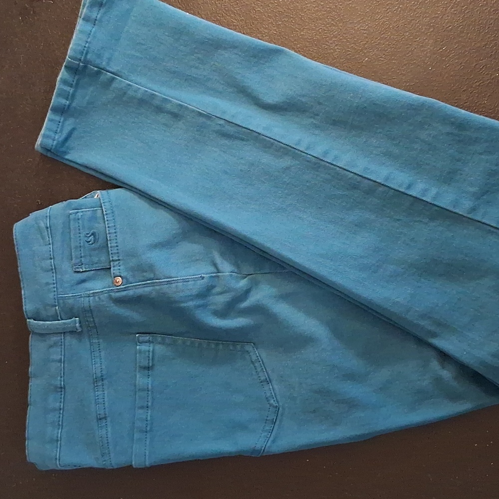 Blue Women's Straight-Leg Jeans - Picture 2 of 4